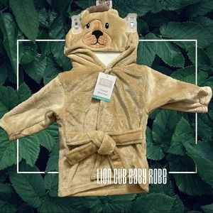 Lion Cub Baby Bath Robe. New, never worn or washed!